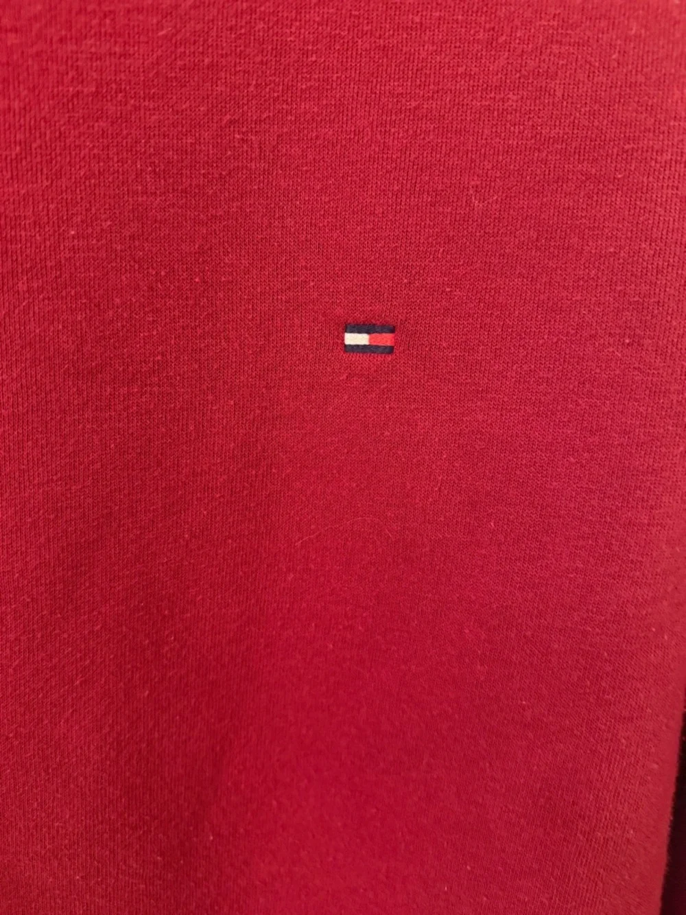 Tommy Hilfiger Men's Crewneck Sweater - Wine Red - Picture 4 of 4